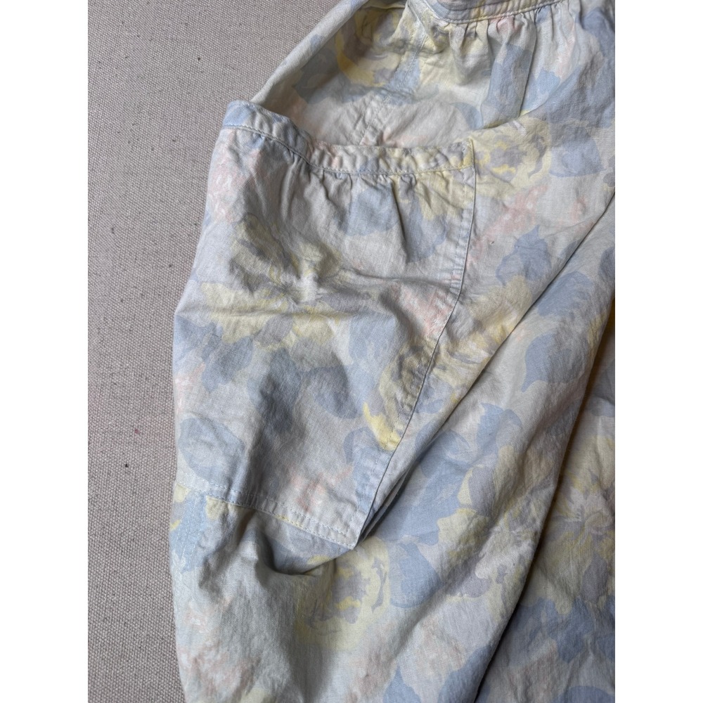 Vintage 80s/90s College Town Floral Midi Skirt Cottagecore Prairie Pocket XS - Picture 4 of 11